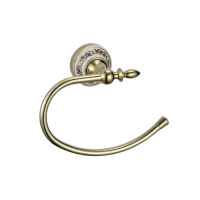 Кольцо для полотенца настенное Savol S-006860B золото/керамика