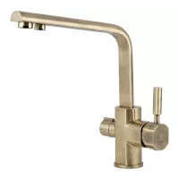 Смеситель с краном питьевой воды KAISER Decor 40144-3 Bronze