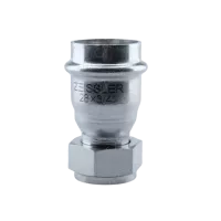 ZEISSLER Пресс-фитинг из нержавеющей стали с накидной гайкой 28x3/4"