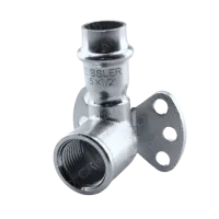 ZEISSLER Пресс-угольник из нержавеющей стали водорозетка 15х1/2"