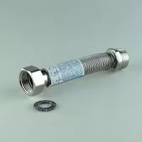 Сильфонная подводка для воды 3/4" г/ш 10-20 см