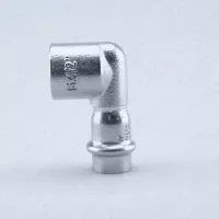 ZEISSLER Пресс-угольник из нержавеющей стали с внутренней резьбой 18х3/4"