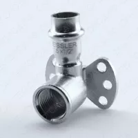 ZEISSLER Пресс-угольник из нержавеющей стали водорозетка 18x1/2"