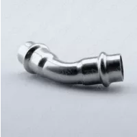 ZEISSLER Пресс-угольник двухраструбный из нержавеющей стали 45° 54mm