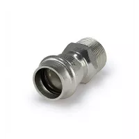 ZEISSLER Пресс-фитинг 18х3/4 из нержавеющей стали наружная резьба