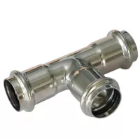 ZEISSLER Пресс-тройник из нержавеющей стали 35х15х35