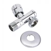 TIM Вентиль с фильтром для подключения сантехнических приборов 1/2"&times;3/4" BL5866.03